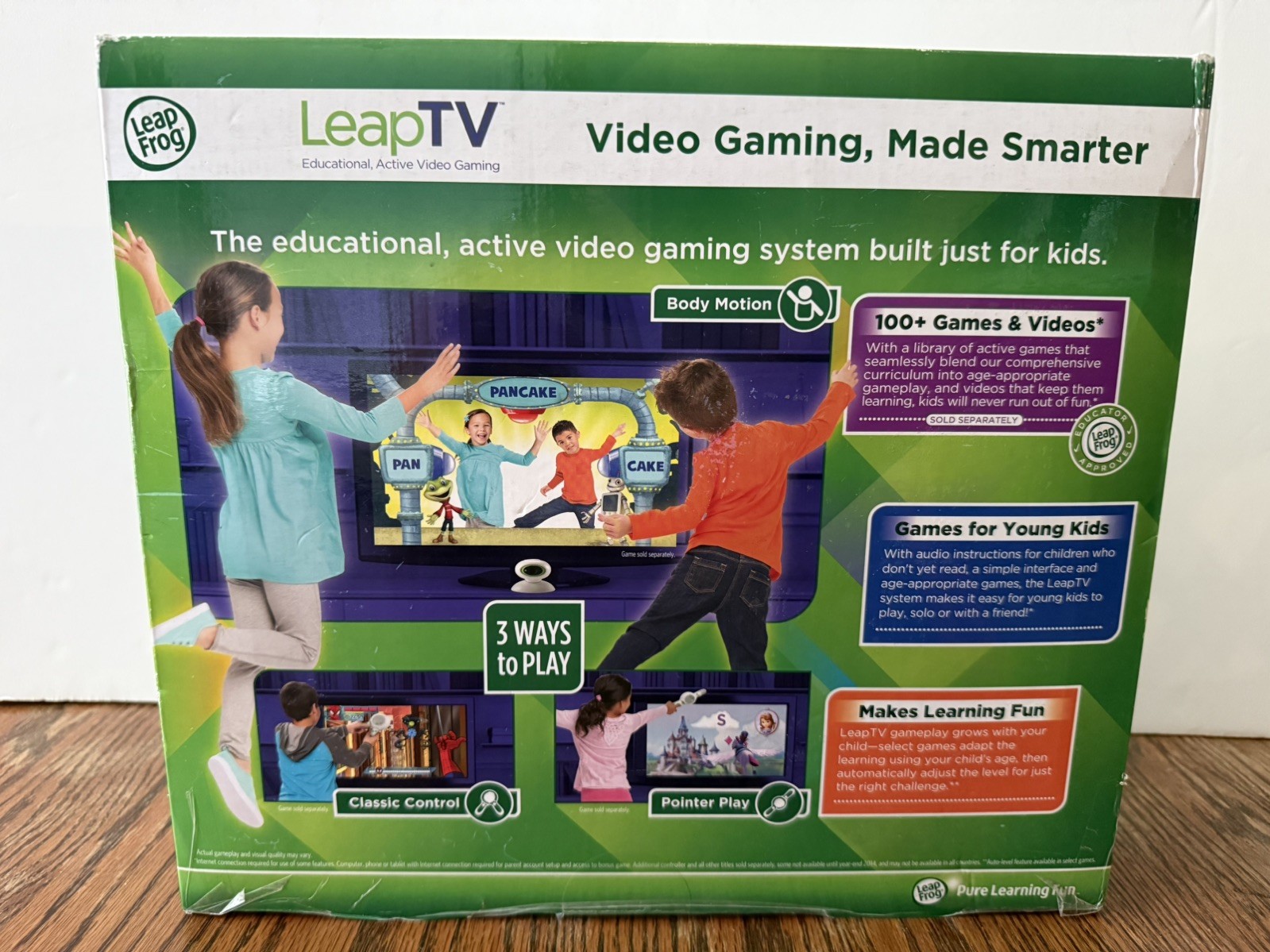 Leap Frog Leap TV Educational Active Video Gaming System Ages 3-8 ~New Open Box