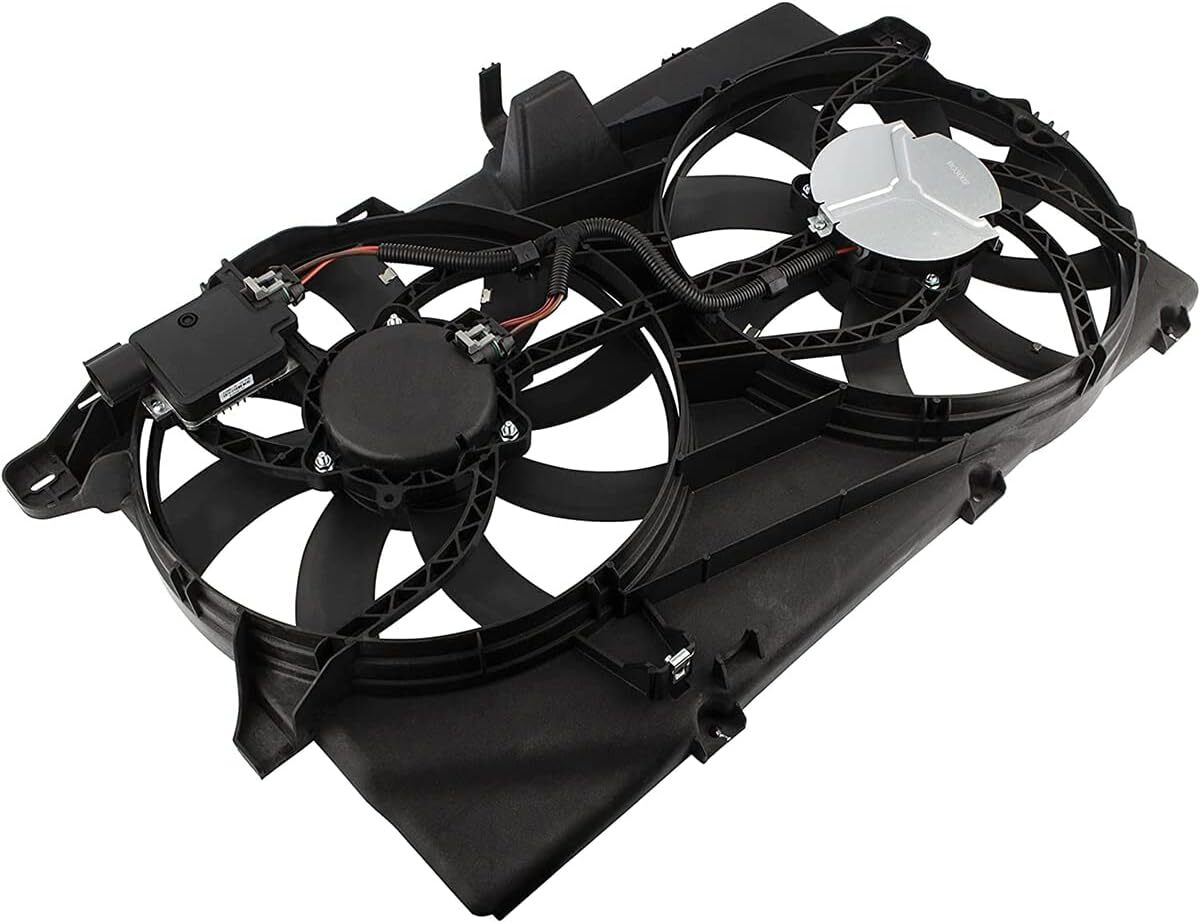 Condenser Radiator Dual Cooling Fan Assembly Fit for Ford Edge & for Lincoln MKX