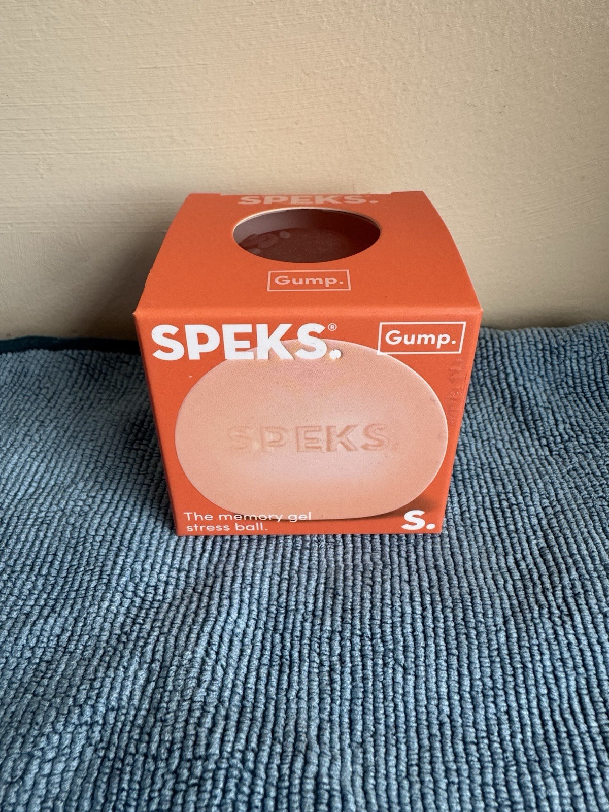 Speks Gump Memory Gel Stress Ball Reef Orange Squishy Fidget Toy