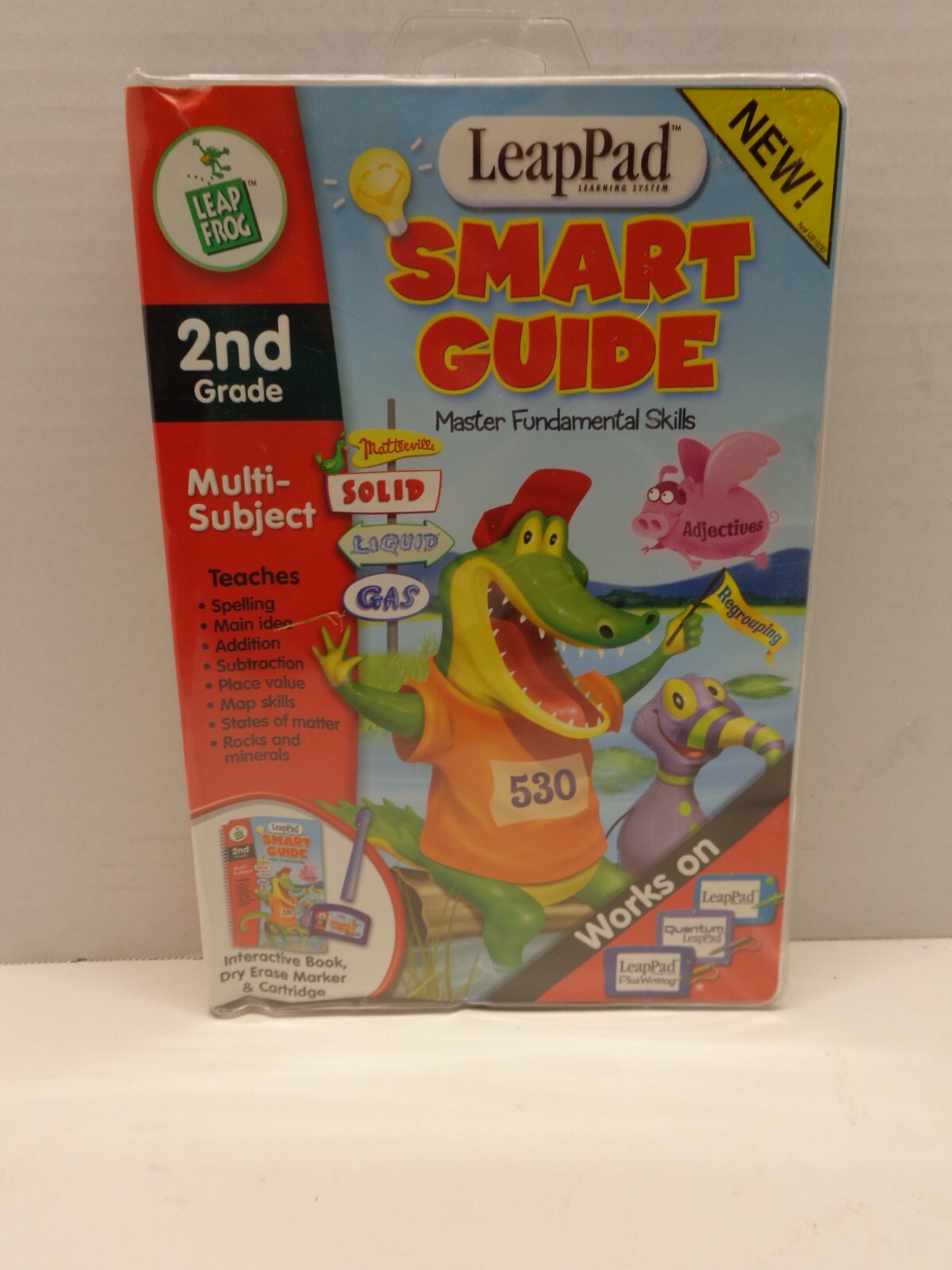 Leap Frog LeapPad SMART GUIDE Interactive Book And Cartridge 2nd Grade