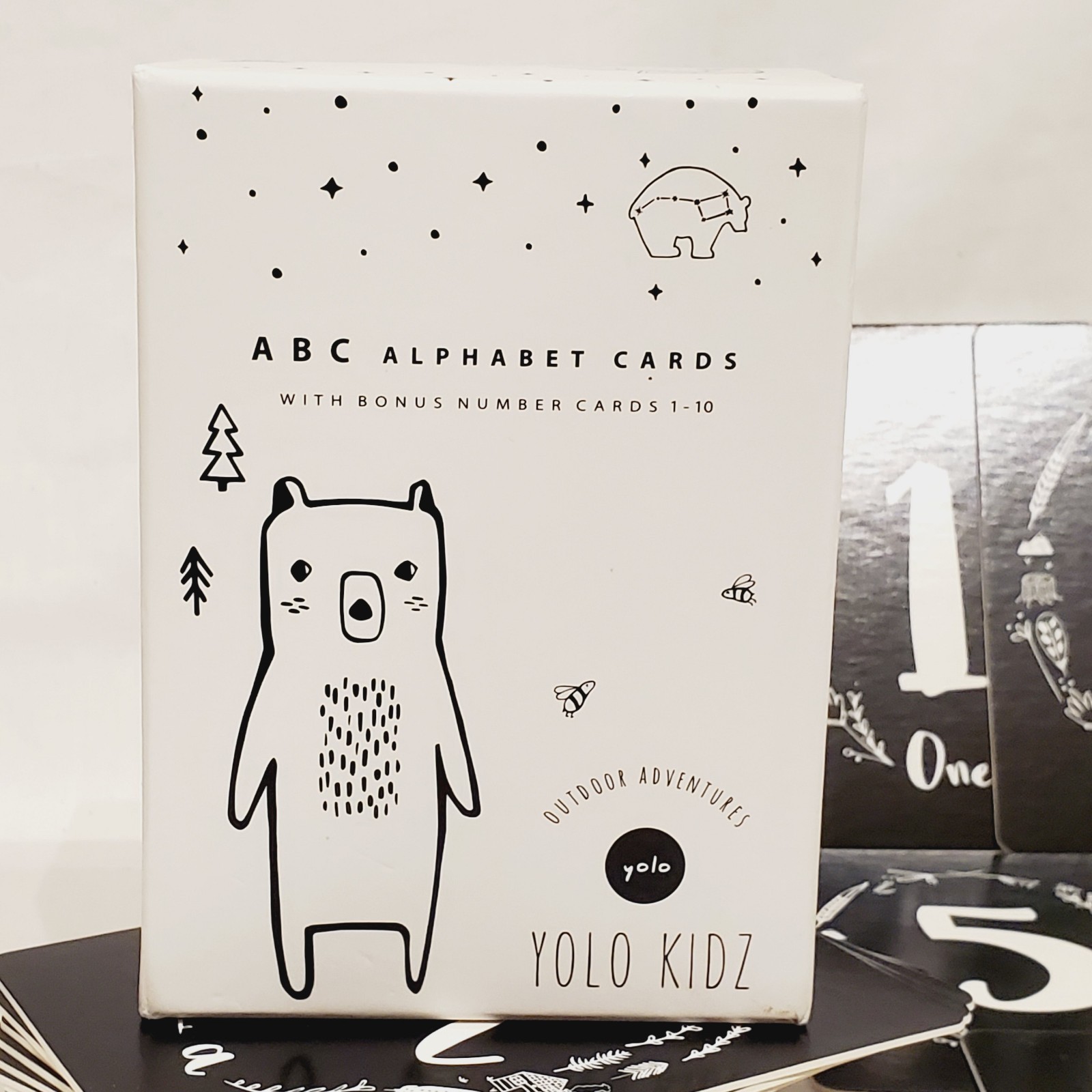 Animal Alphabet Number Cards Yolo Kids Educational Box Has Issues