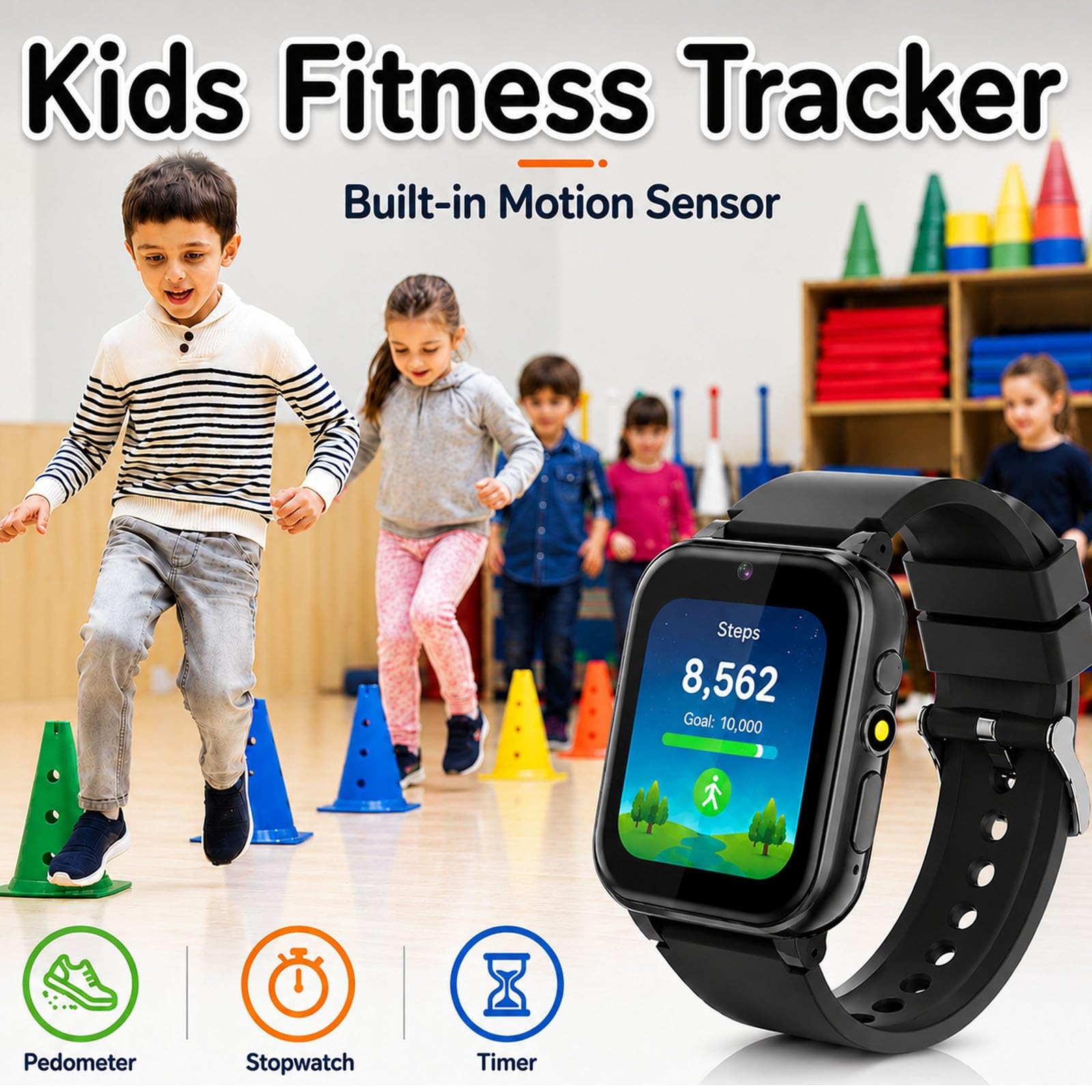 Smart Watch for Kids, Girls Boys Smartwatch with 26 Games Camera Video Recorder