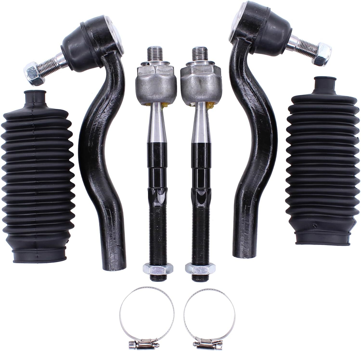 MOTOKU Front Inner and Outer Tie Rod Ends with Boot for Jeep Grand Cherokee
