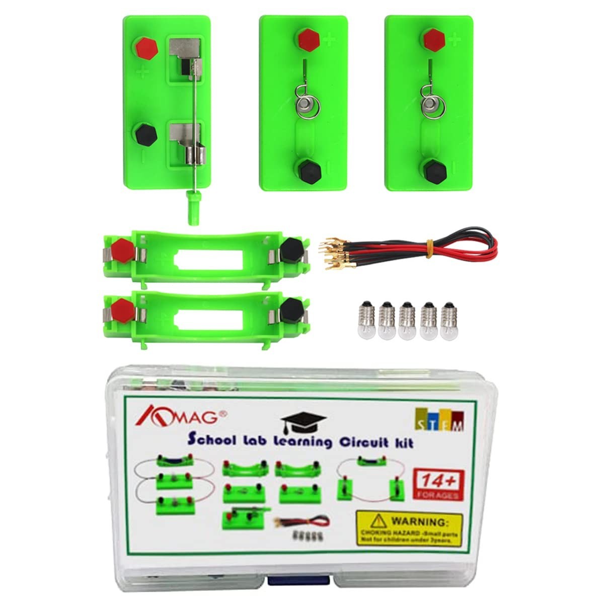 Science Basics STEM Electrical Circuit Kit for Kids School Simple Electricity