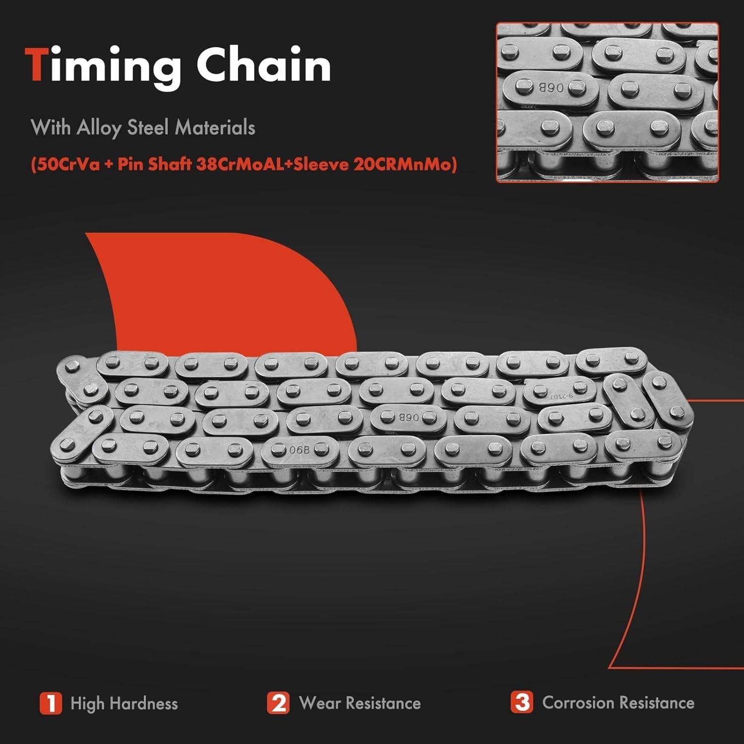 Timing Chain Kit W/Tensioner [OHV 8Cyl 4.3 4.8 5.3 6.0 6.2L] Compatible with Che