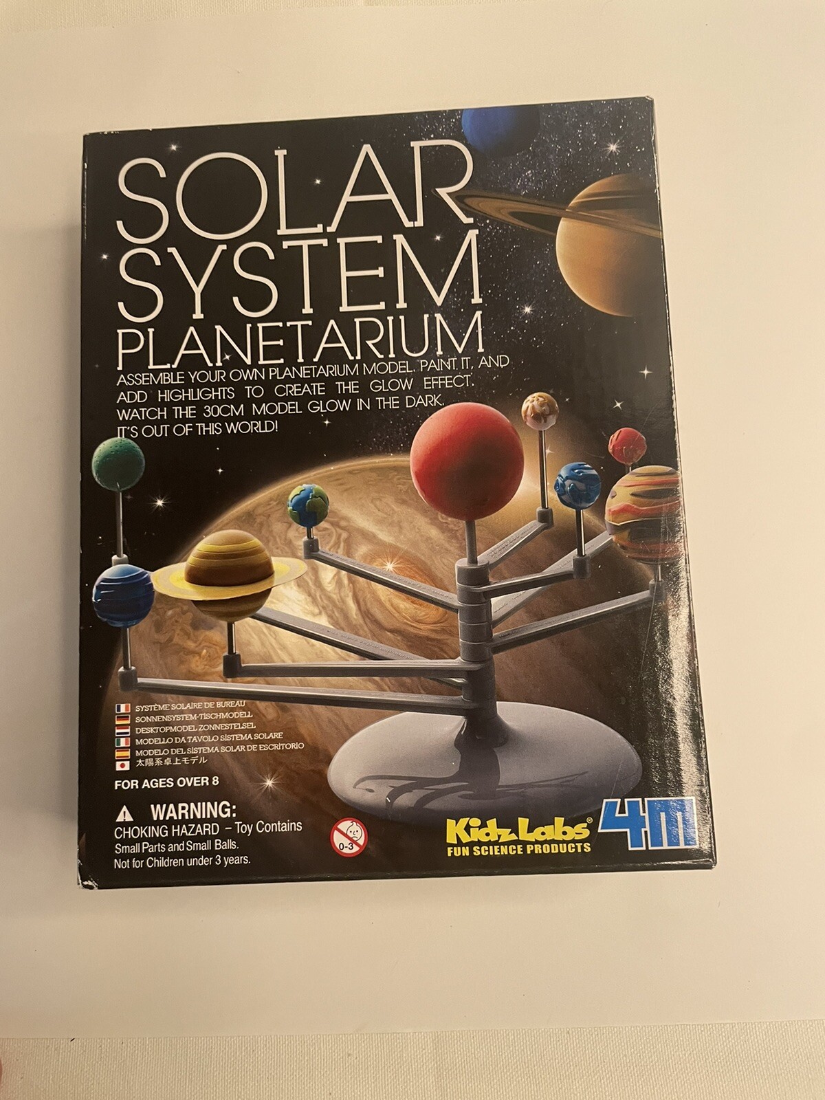 Solar System Planetsrium DIY Glow in the Dark Astronomy Planet Model 4M 3427