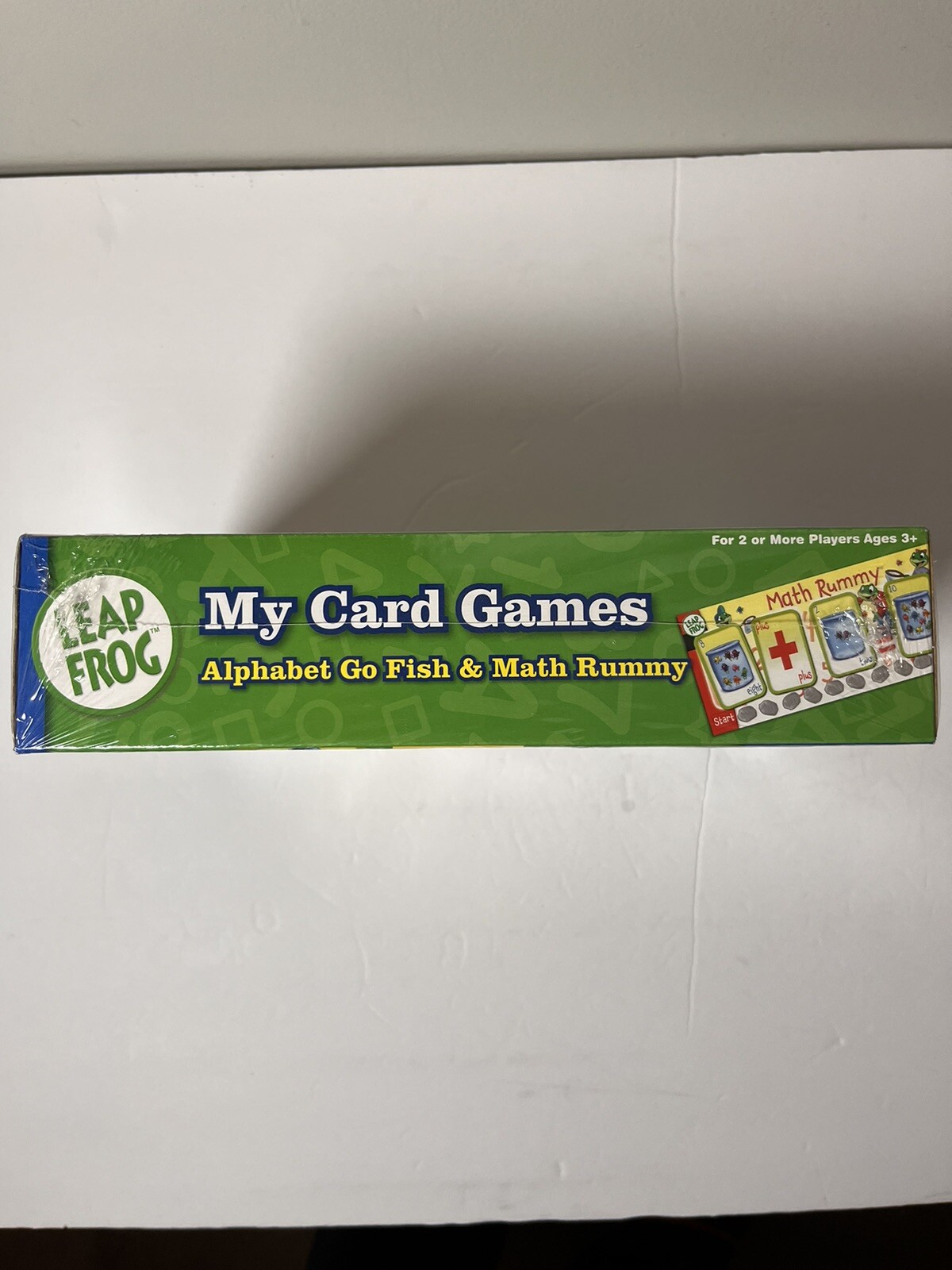 LEAP FROG 2006 Alphabet Go Fish and Math Rummy My Card Games New Sealed