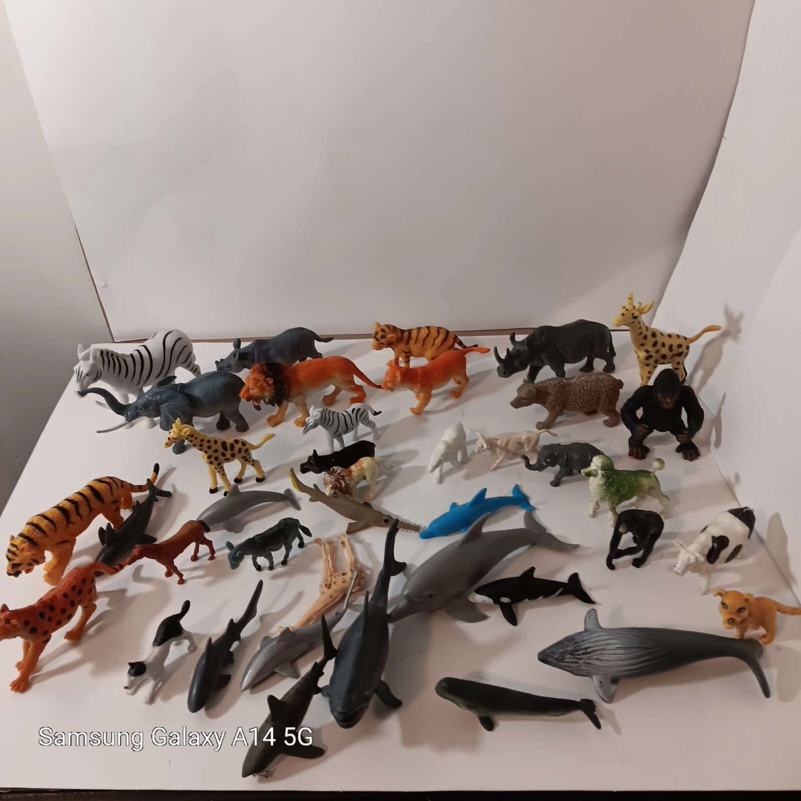 Plastic Animals And Ocean Fish Large Lot