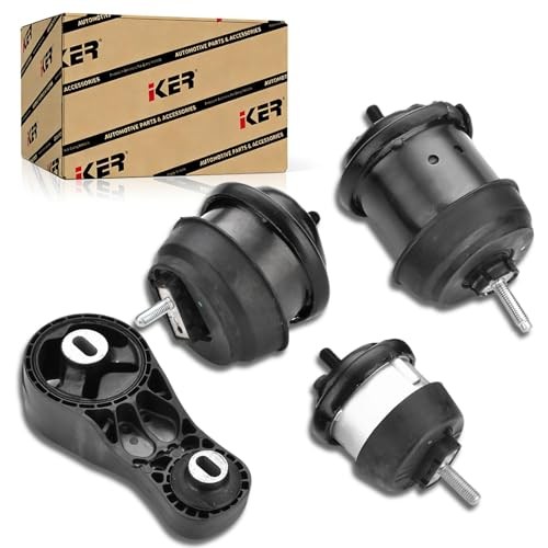 4PCS Engine Motor Transmission Mount Kit Compatible with GMC Acadia/Saturn