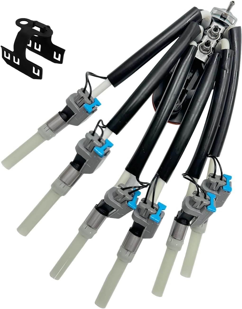 FJ503 Spider Fuel Injectors 4.3L V6 W/Bracket Compatible with Chevrolet S10