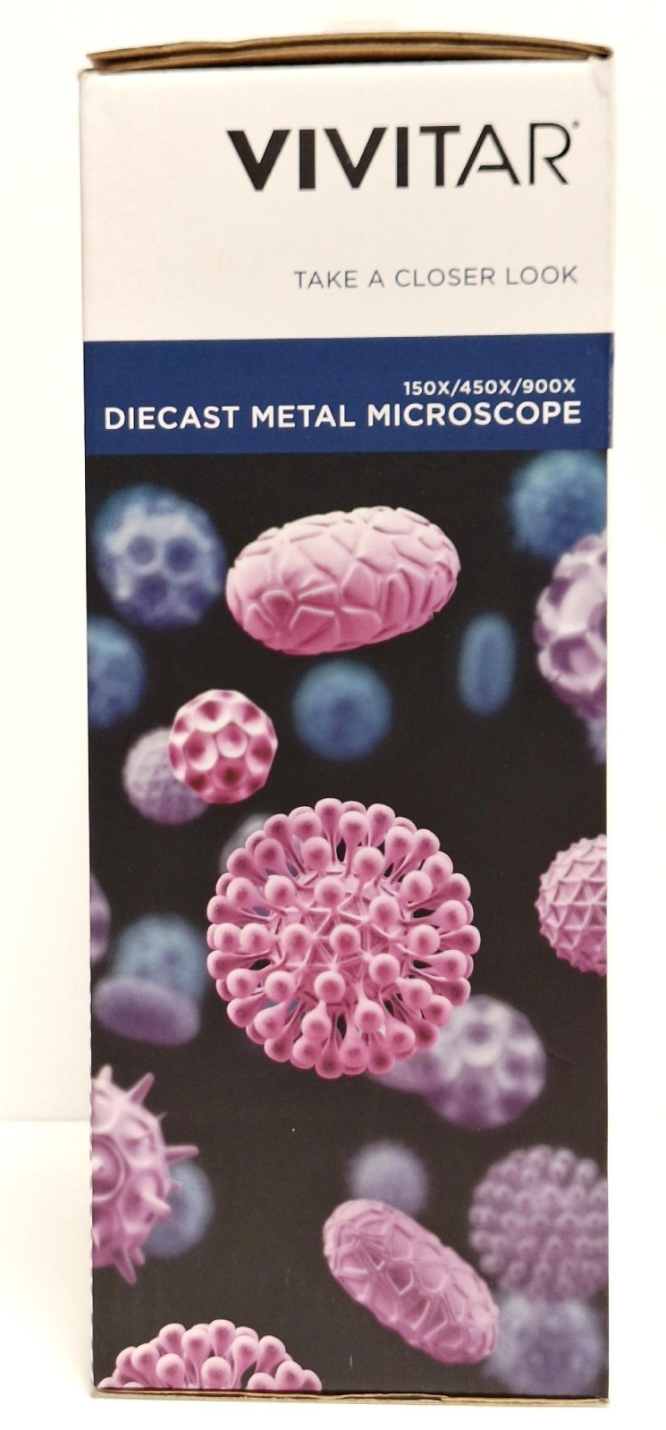 NEW Vivitar Diecast Metal 20 Piece Microscope Set 150x/ …