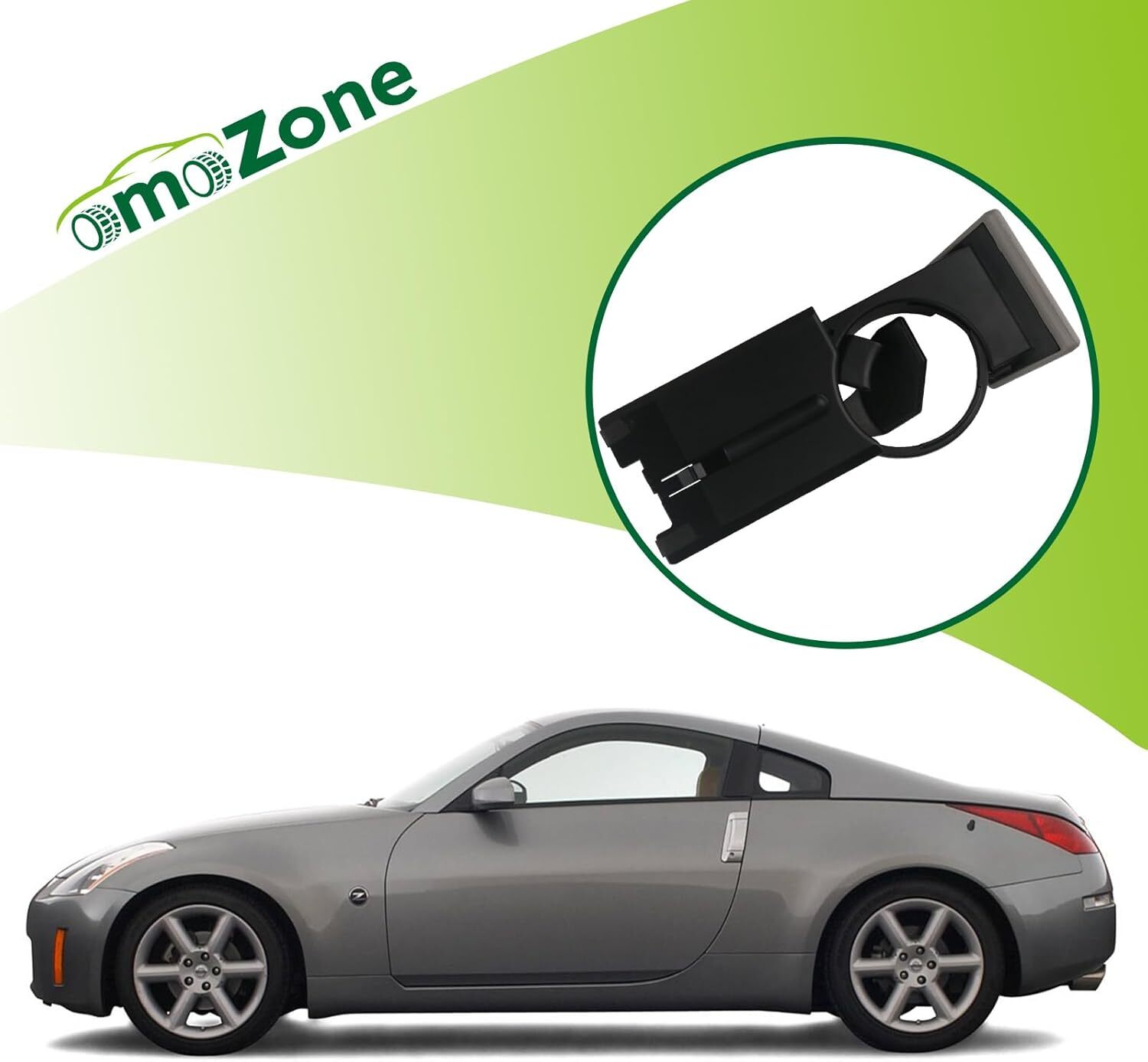 Dash Dashboard Cup Holder Assembly Gray Compatible with 2003-2005 Nissan 350Z