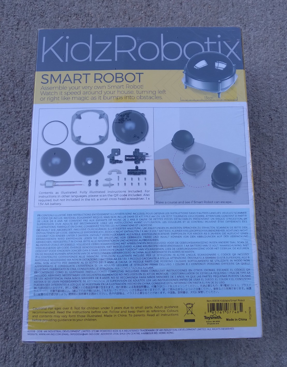 KidzRobotix Smart Robot Kit Steam 4m NEW Ages 8+