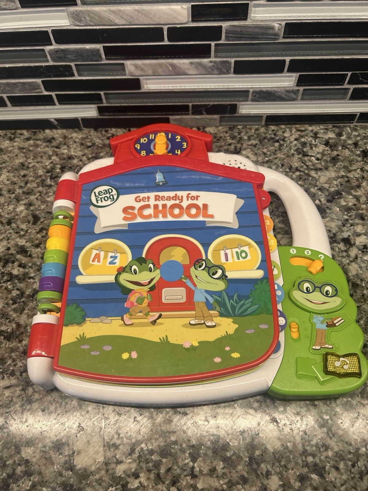LeapFrog Tad Get Ready for School Book Reading Learning Interactive Tested/Works
