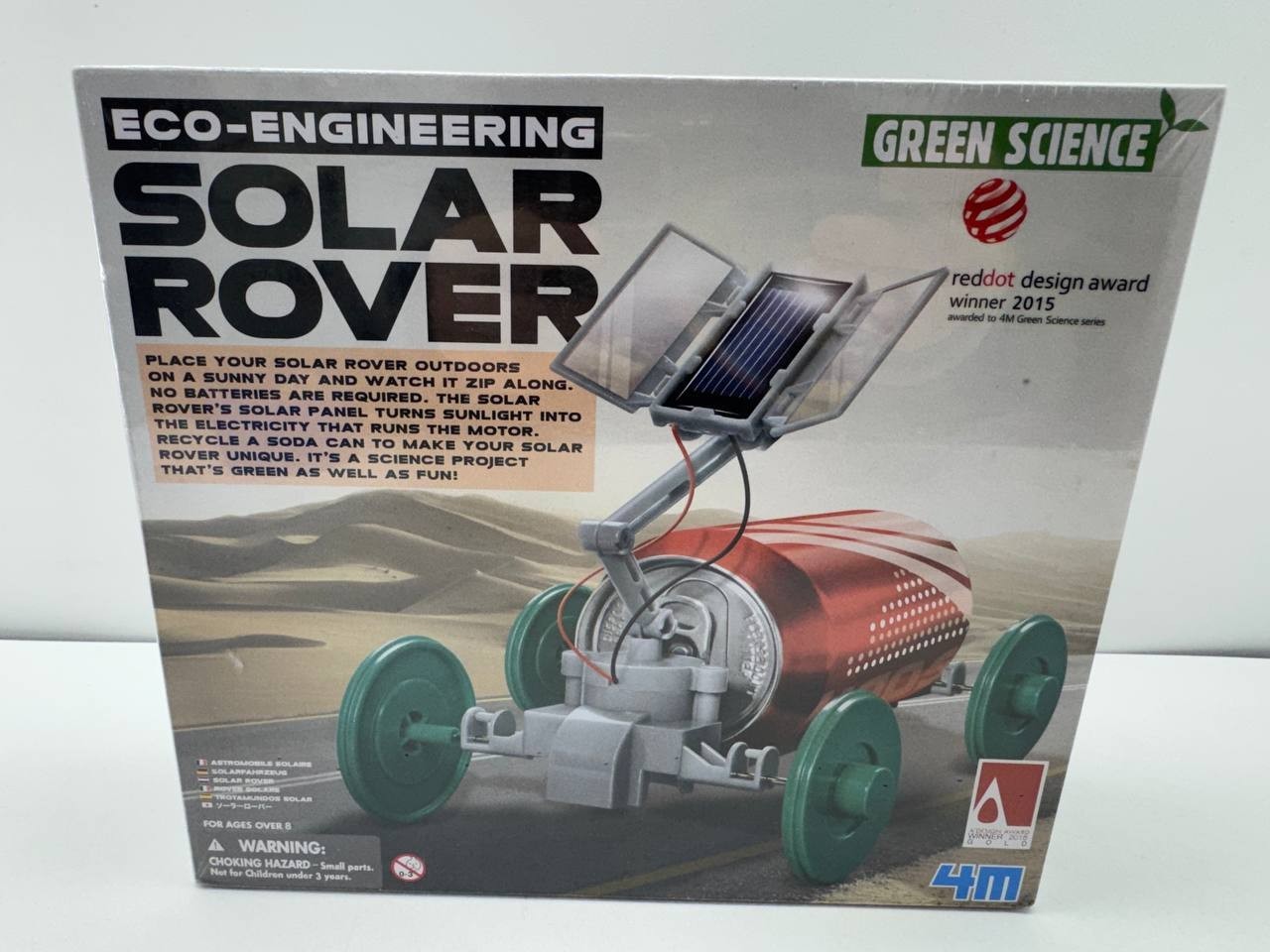 4M Green Science Solar Rover Kit Eco Engineering STEM Toy NEW Sealed