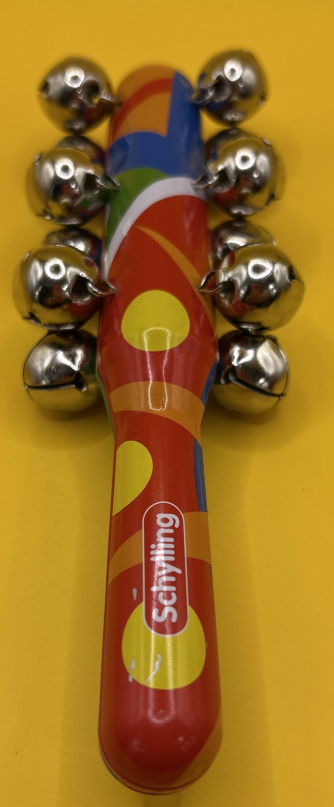 Schylling Jingle Bells Stick Hand Held 12 Bells