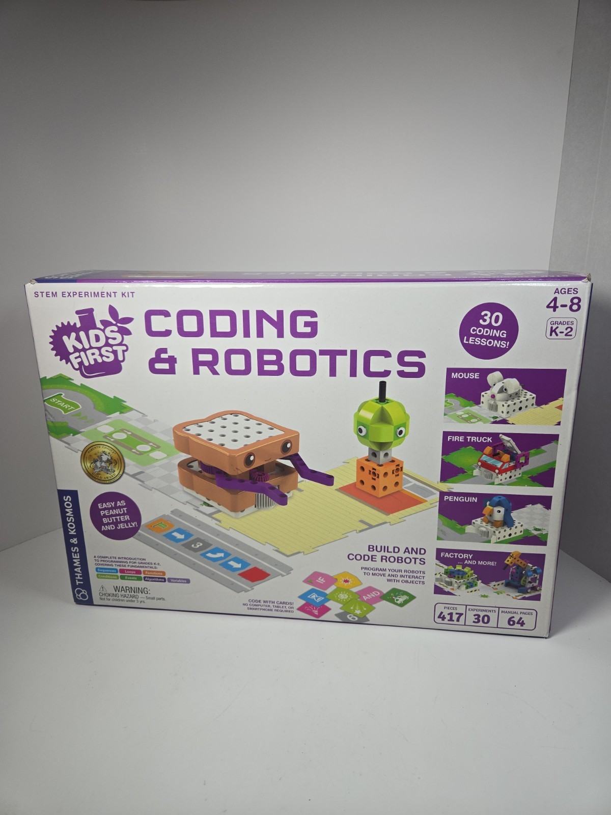Thames & Kosmos Kids First Coding & Robotics 417 Pieces, 30 experiments Complete