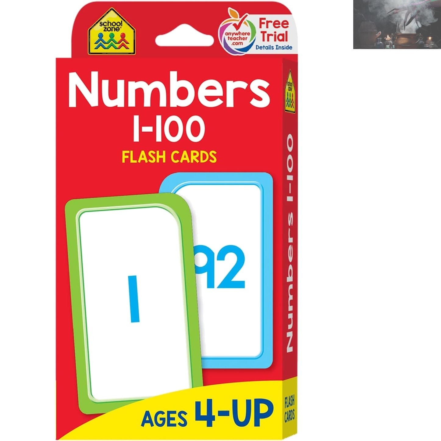 Numbers 1-100 Flash Cards – 50 Double-Sided Cards & Educational Tools for Kids