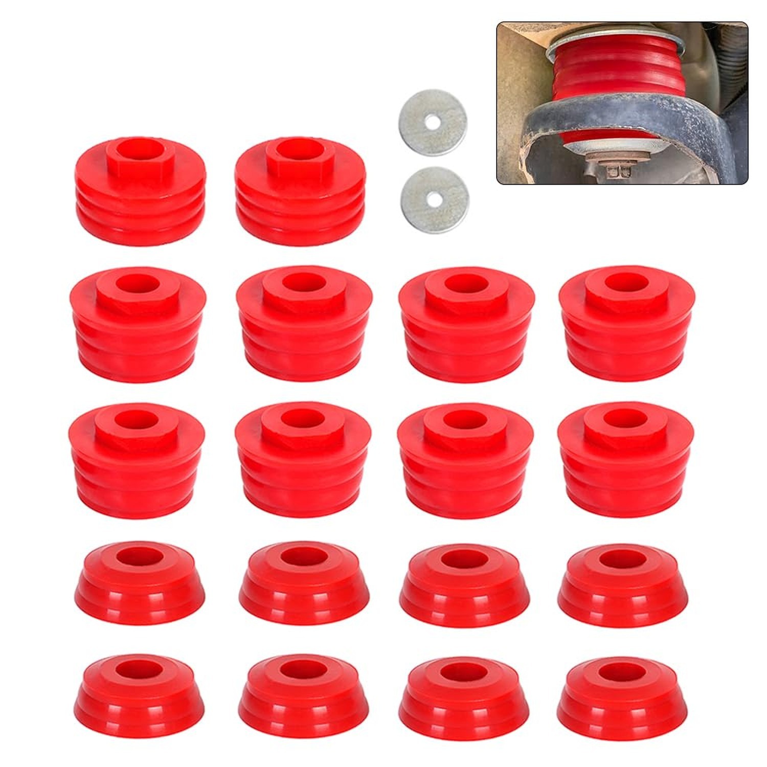 Body Mounts Bushing Kit for Ford F250 F350 Super Duty 2008-2016 2WD 4WD Polyu…