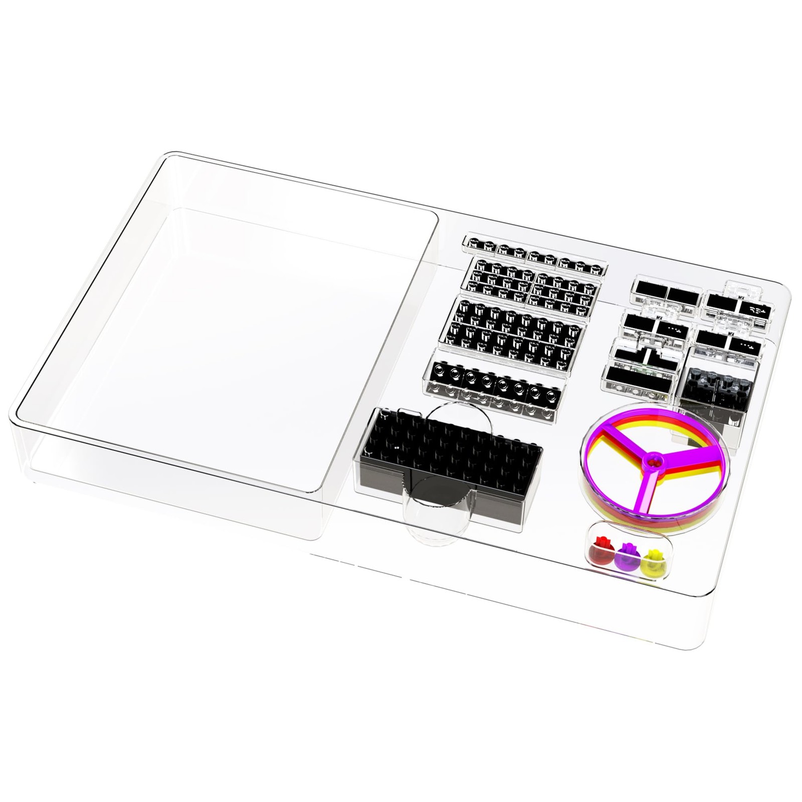 -Blox Power Blox Light N’ Flight 5-in-1 STEM Kit (58 Pieces), Light Up Buildi…