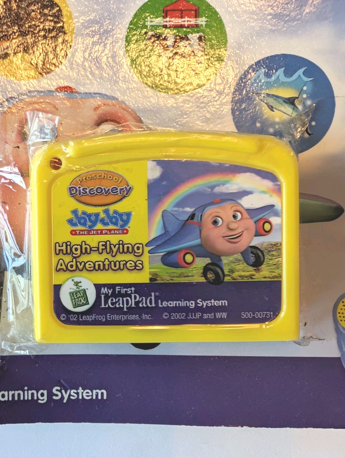 Leapfrog My First LeapPad Jay Jay The Jet Plane Cartridge And Book. GR18