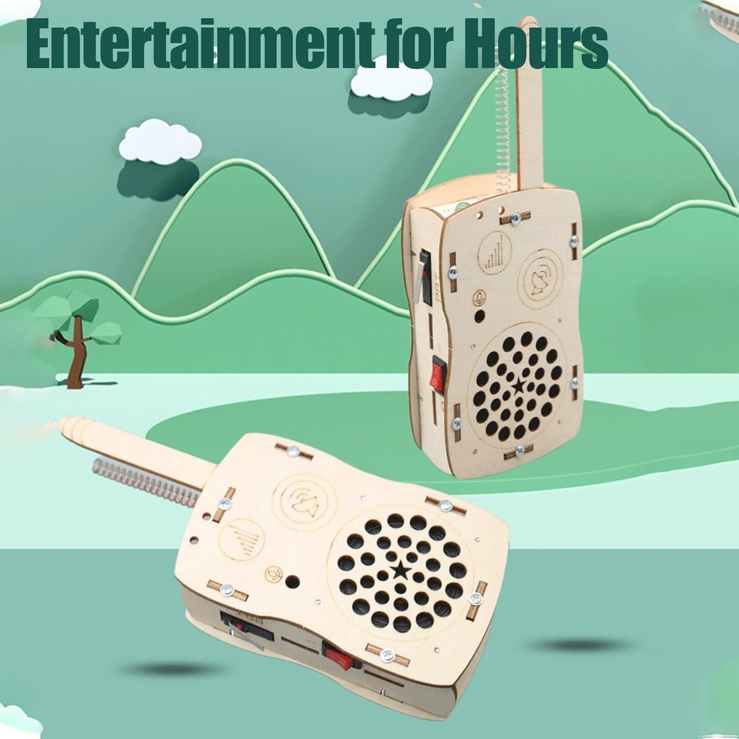 STEM Toys for Age 6-8-13 Crafts Kits Building Your Own Walkie Talkies for Kid…