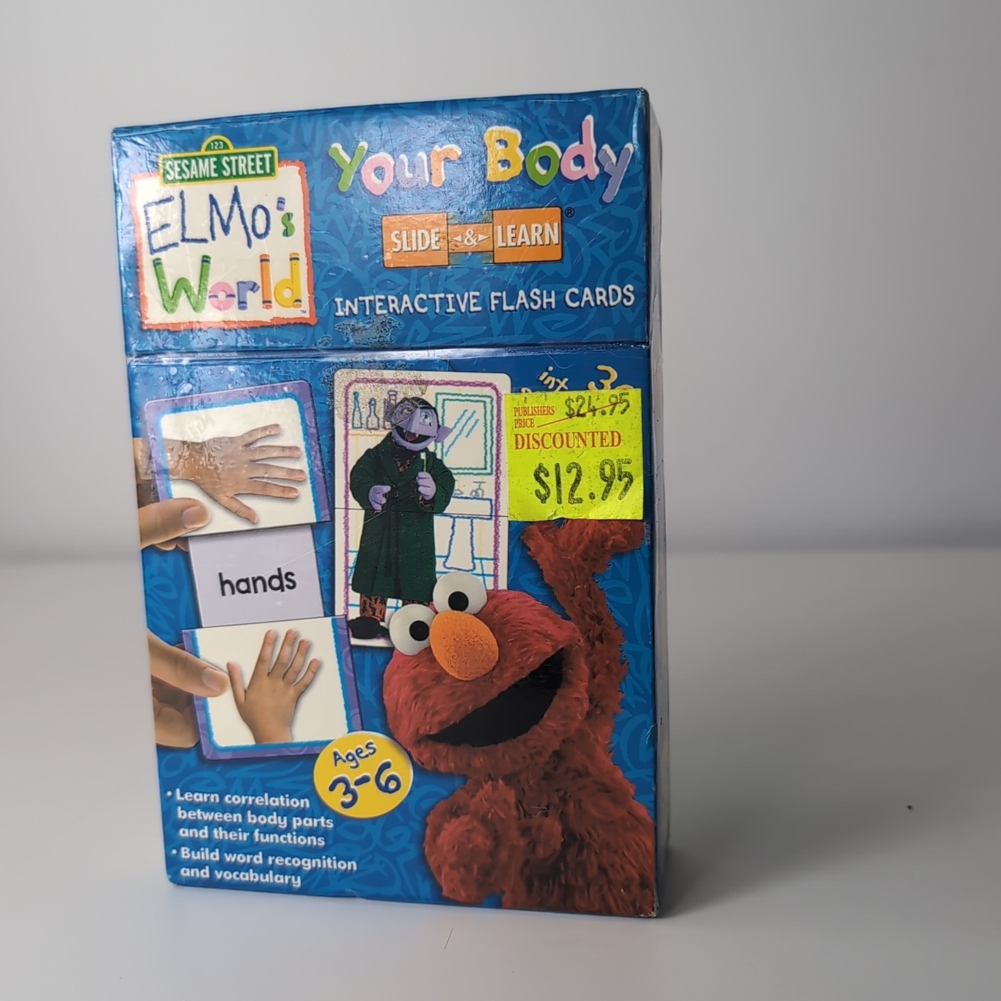 Sesame Street Vintage Elmo’s World Your Body Flash Cards Interactive