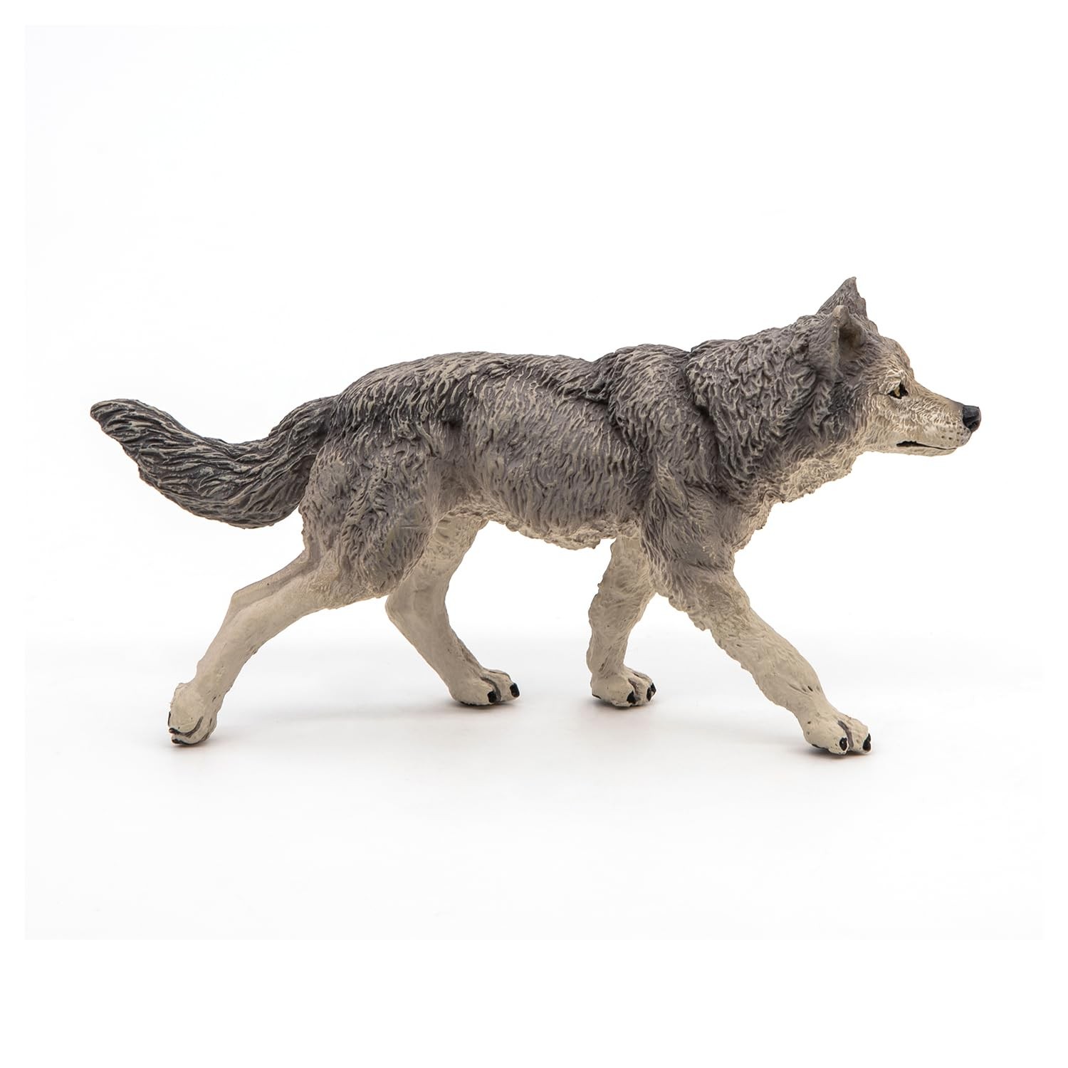 Papo – Realistic Grey She-Wolf Figure Toy for Kids – Ages 3+ 6cm, Multicolor