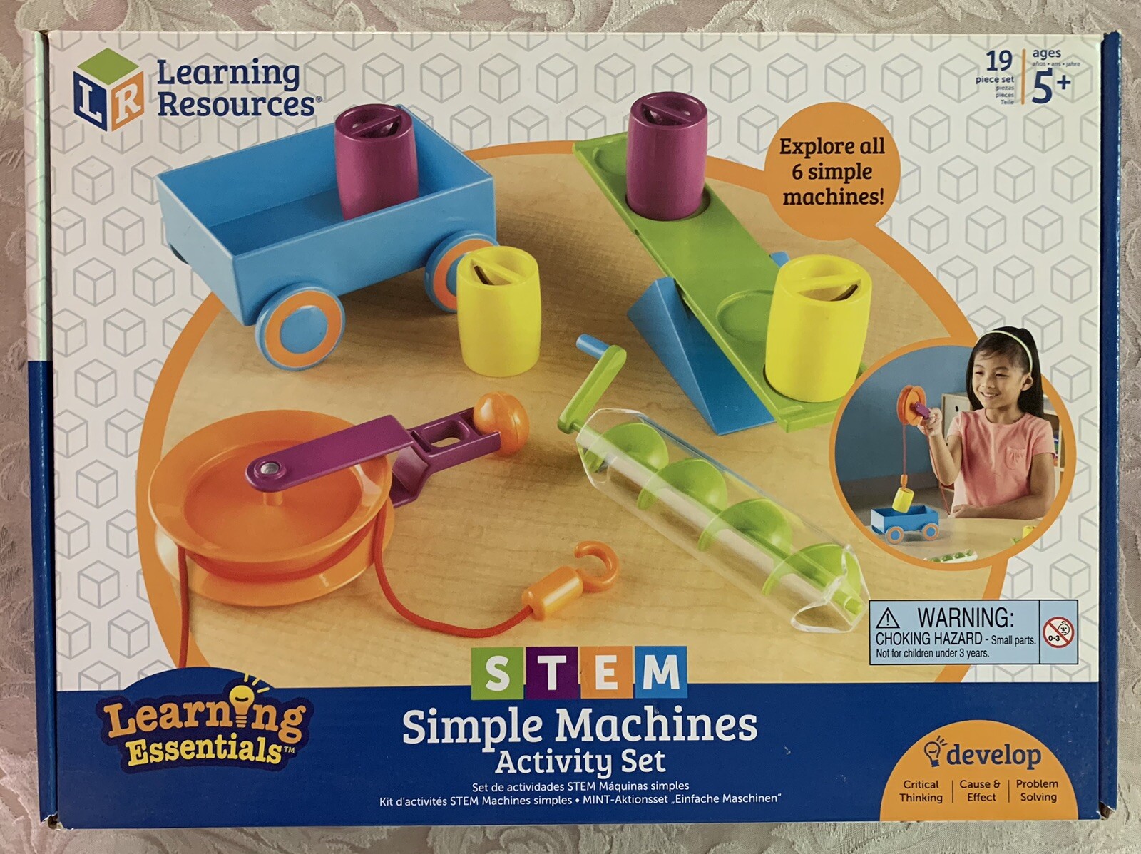 New – Learning Resources Learning Essentials – STEM Simple Machines Activity Set
