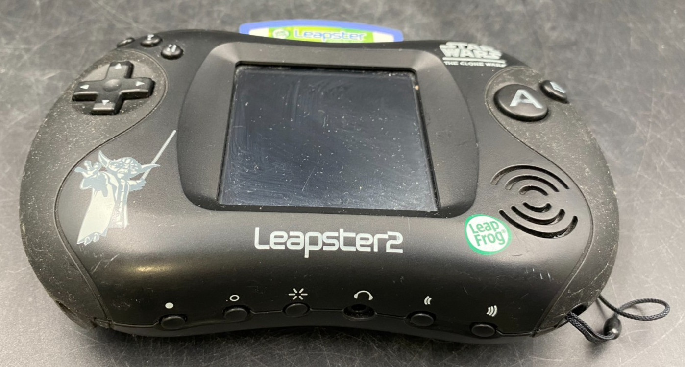 *AS-IS* LEAP FROG LEAPSTER 2 Star Wars The Clone Wars Handheld Game *SEE DETAILS