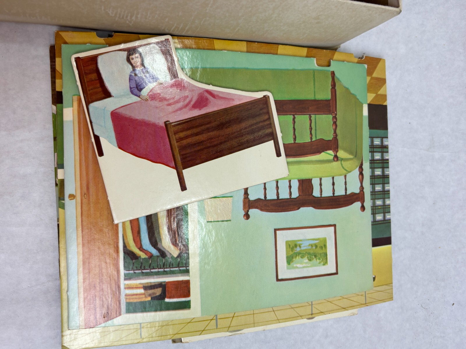 Rare – 1966 Instructo Activity Kit Community Helpers at Work – 1032