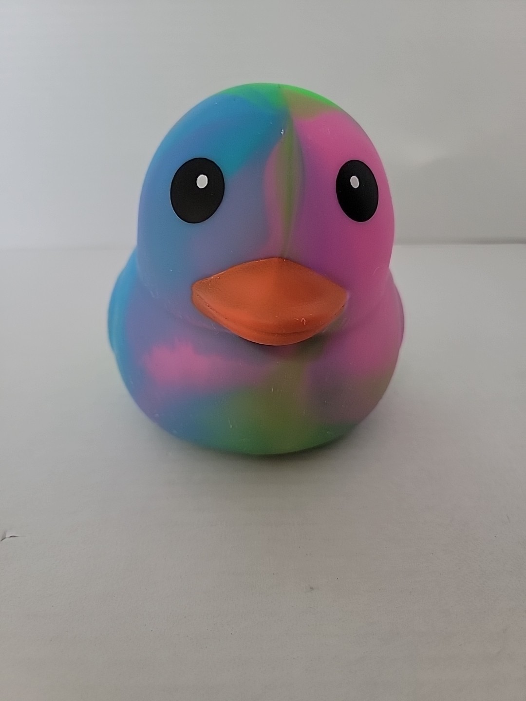 Sunny Days Jumbo Squeezy Duck – Tie-Dye Squishy Stress Relief Toy – New