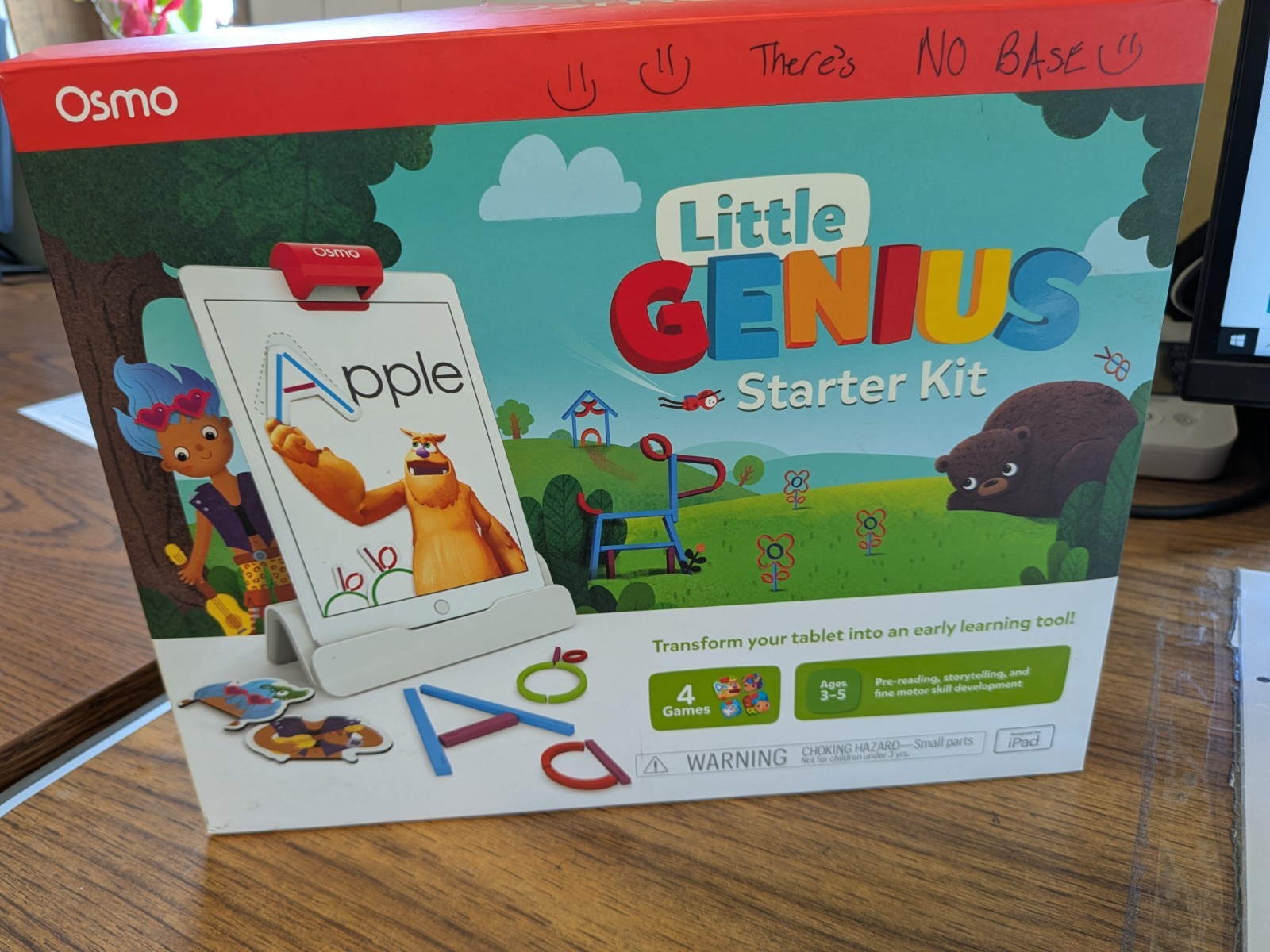 Osmo – Little Genius Starter Kit Extra Pad & Markers From Creative Kit With Base