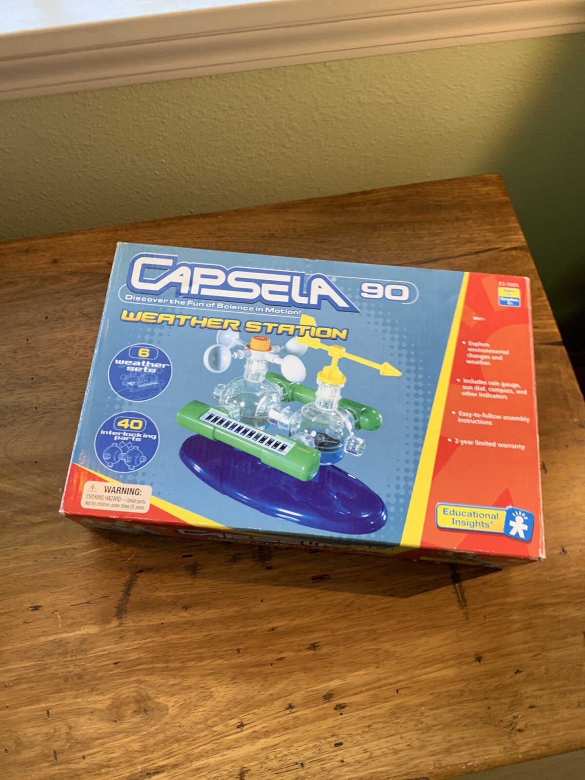 Capsela 90 Weather Station Kidology Educational Insights Science K-5001