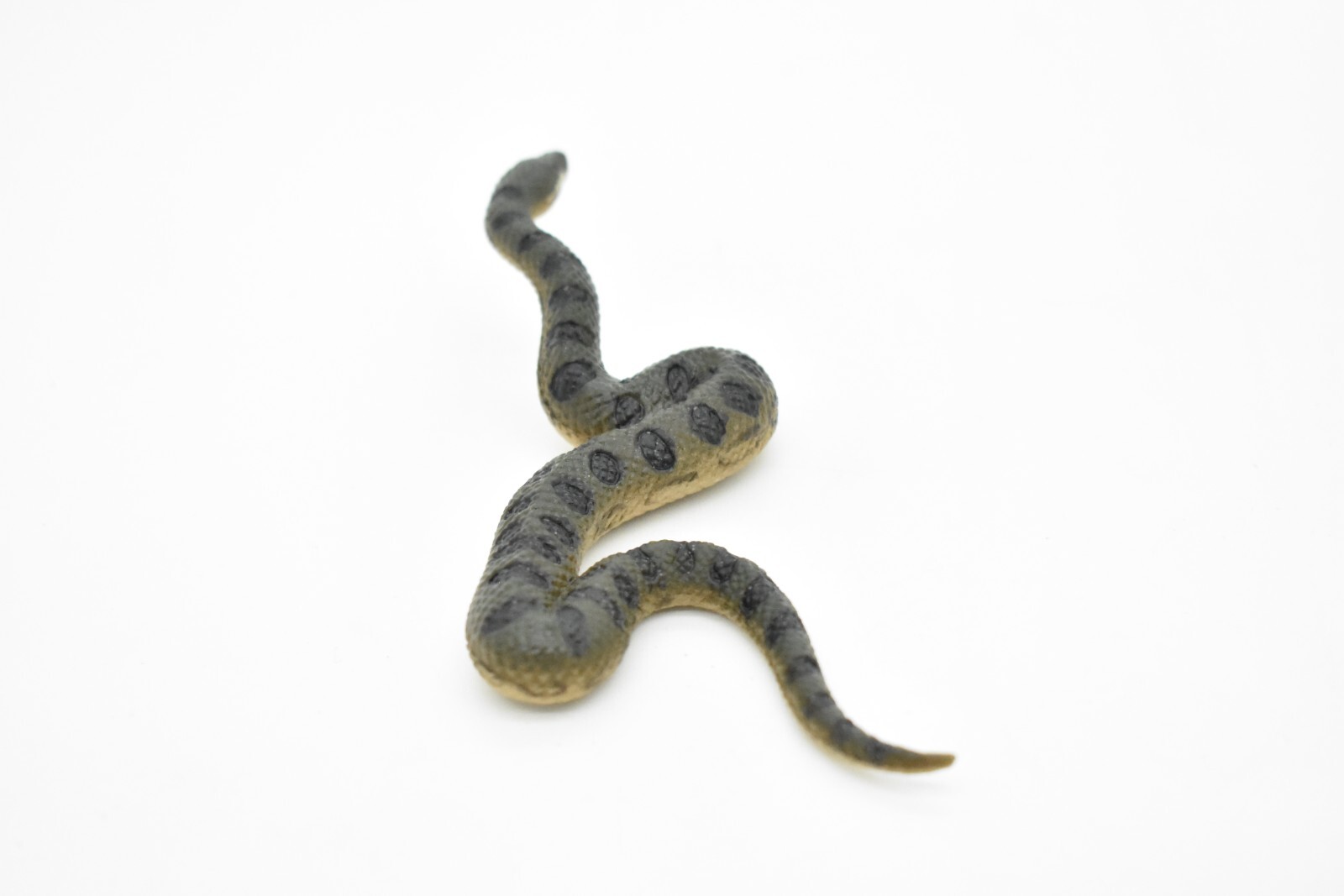 Anaconda Green, Snake, Realistic Rubber Model, Hand Painted Figurine