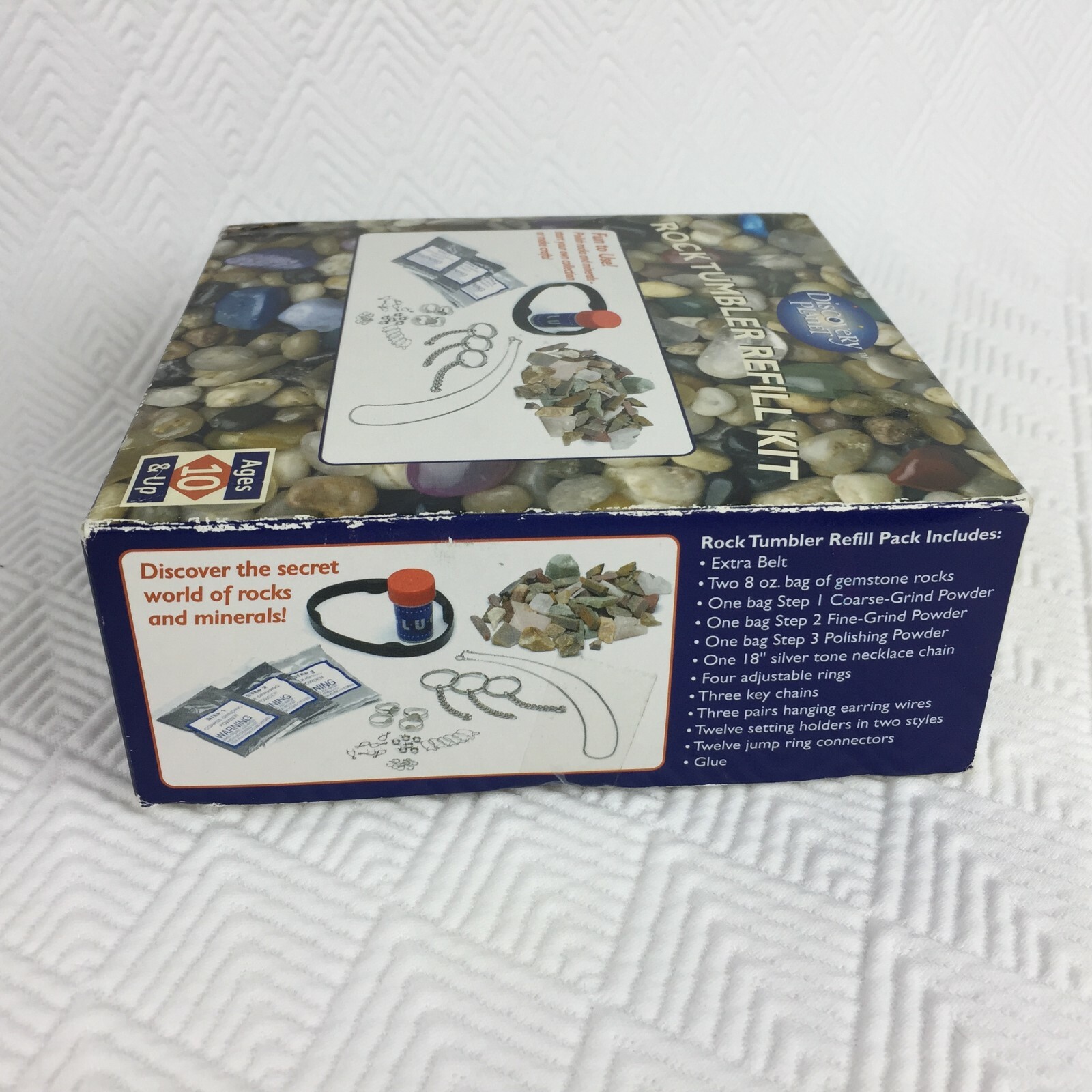 Discovery Planet Rock Tumbler Refill Kit Polished Rocks #36925 Ages 10+ New