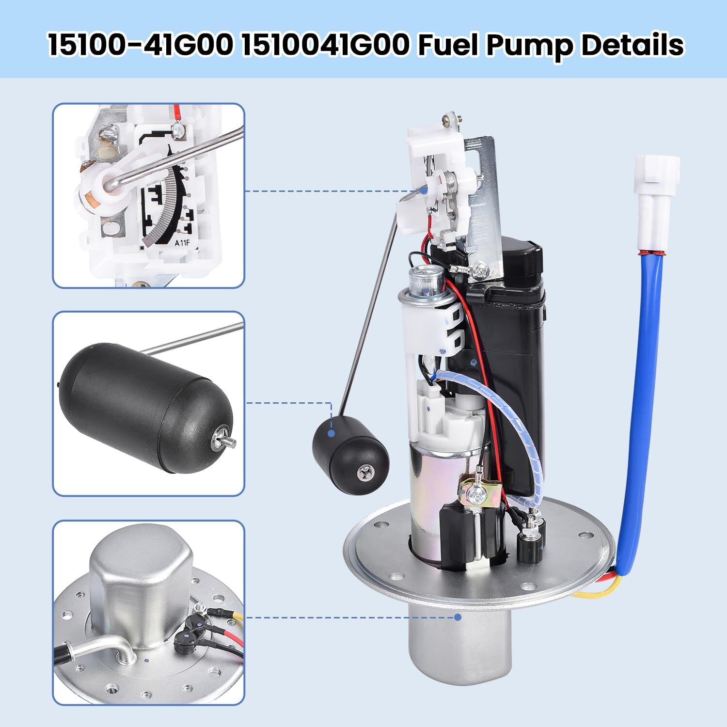 15100-41G00 1510041G00 Fuel Pump Assembly fit for SUZUKI GSXR1000 2005-2006 Fuel
