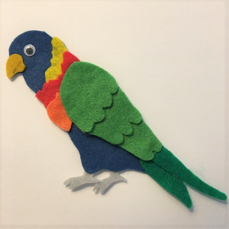 Australian Birds Sample Set for Felt /Flannel Board Play