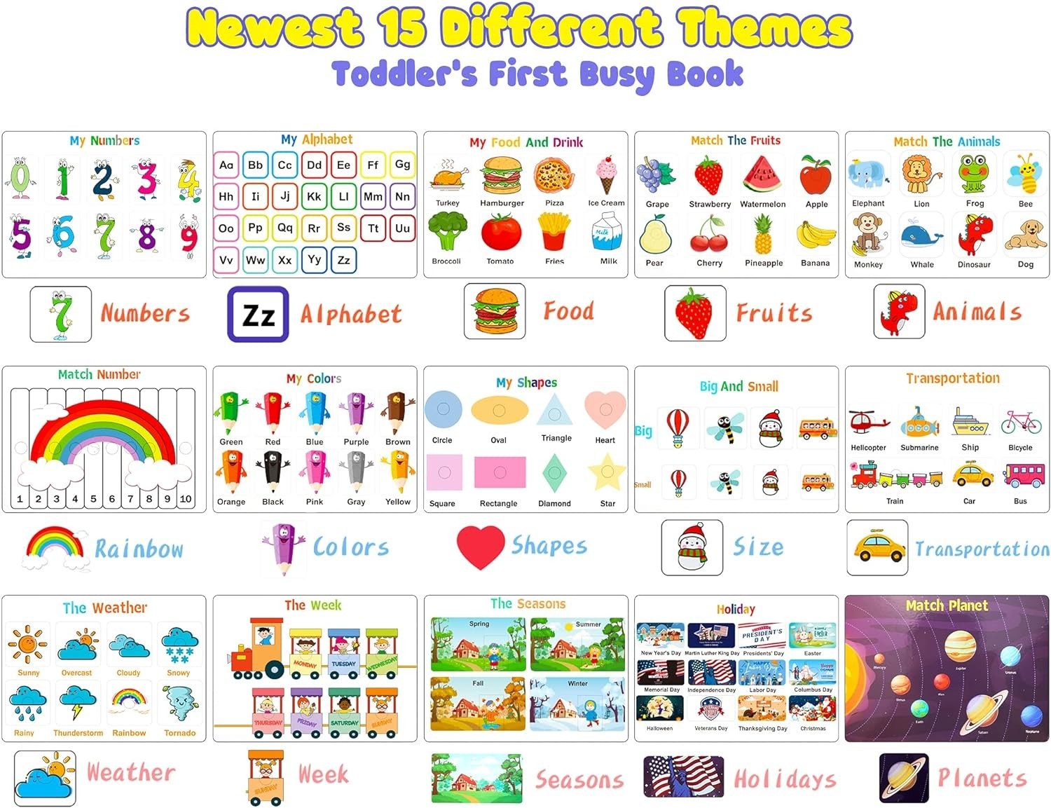 Preschool Learning Activities Binder