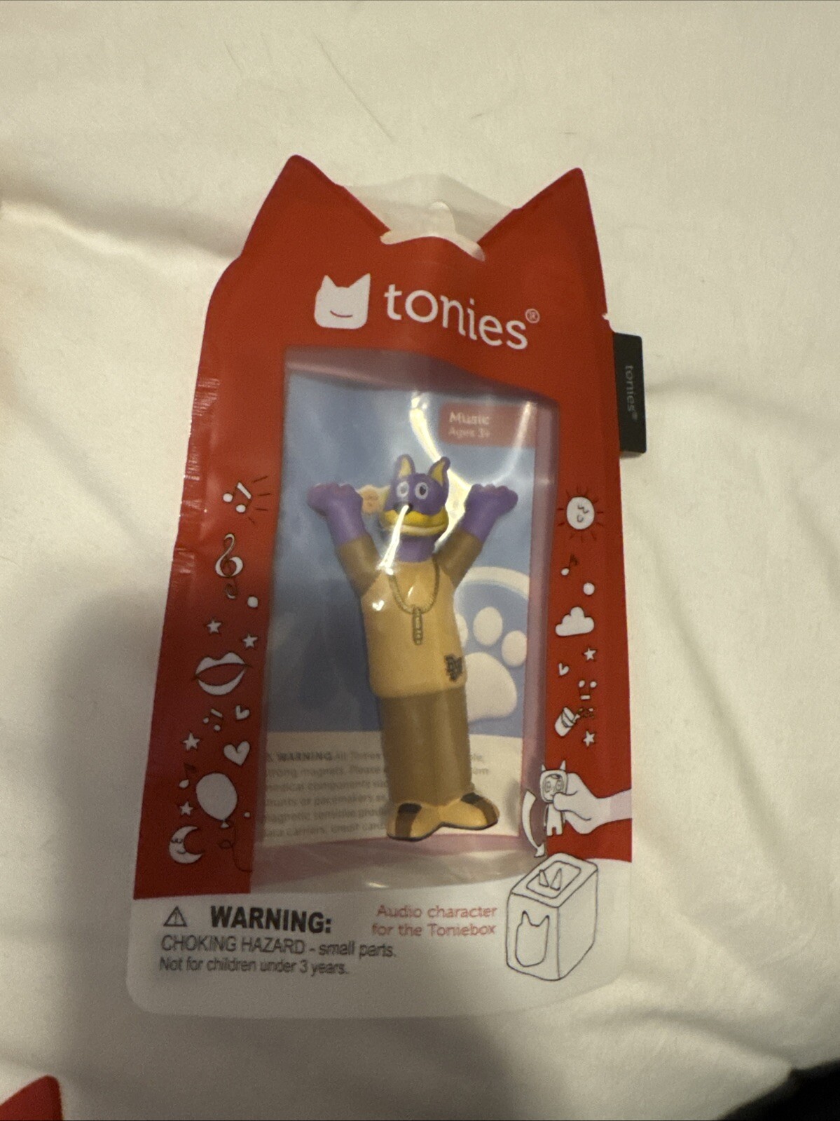 NEW Tonies Bow Wizzle Audio Play Character from Doggyland. Snoop Tonie. Toniebox