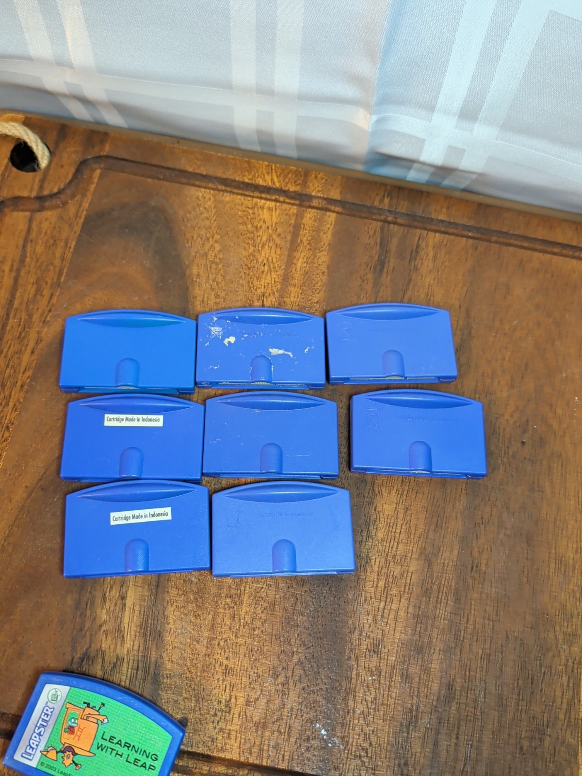 Leap Frog Leapster Game Cartridges Lot of 8 Explorer Learning Disney Spongbob