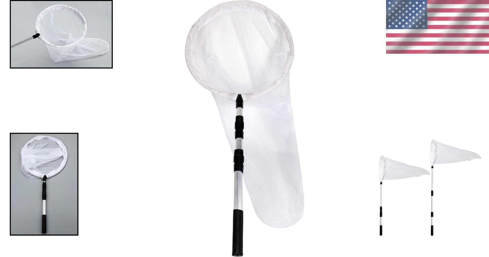 30″ Deep Insect Net with Extendable 36″ Handle: Perfect for Outdoor Enthusiasts