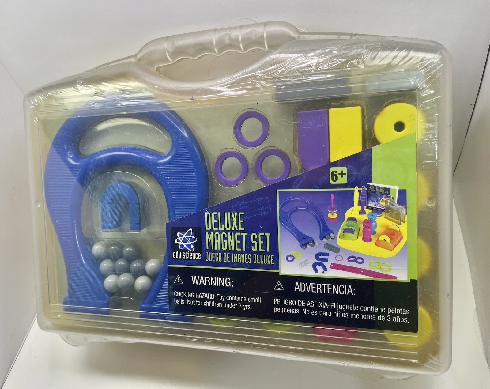Deluxe Magnet Set Edu-Science Factory Sealed Case 6+