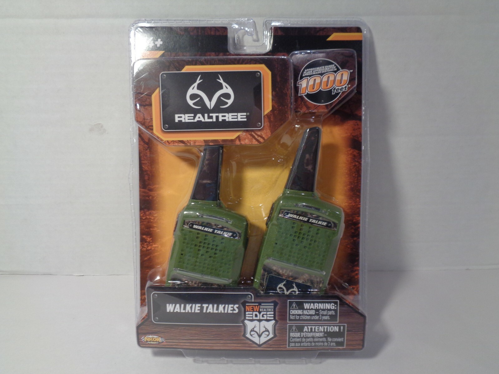 Realtree 300m Range Walkie-Talkies (Edge-Green). NKOK Inc. RealTree
