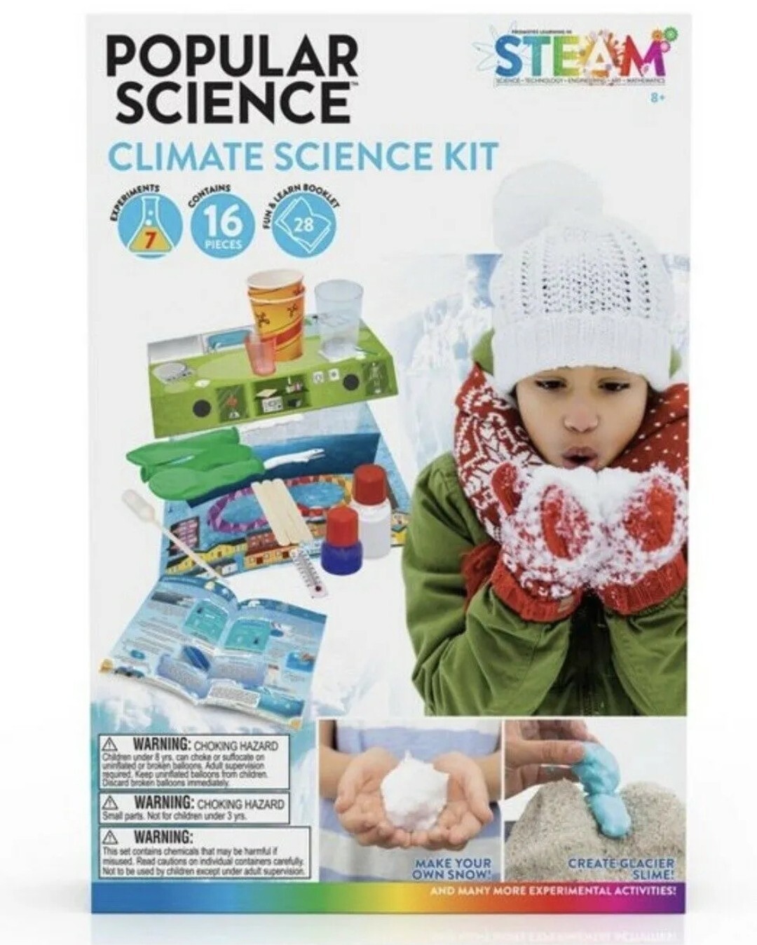 Popular Science Climate Science Kit STEAM Toys Gifts Educational Fun Experiments