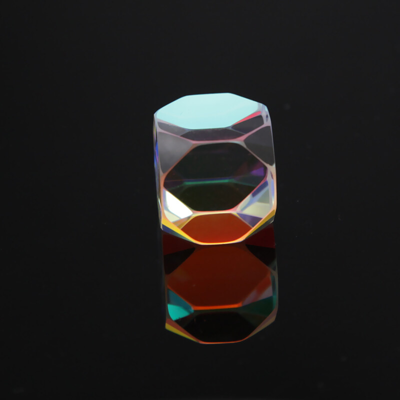 Cube Crystal Prism Cross Dichroic Prism Dice Octahedral Beam Combiner Decorative
