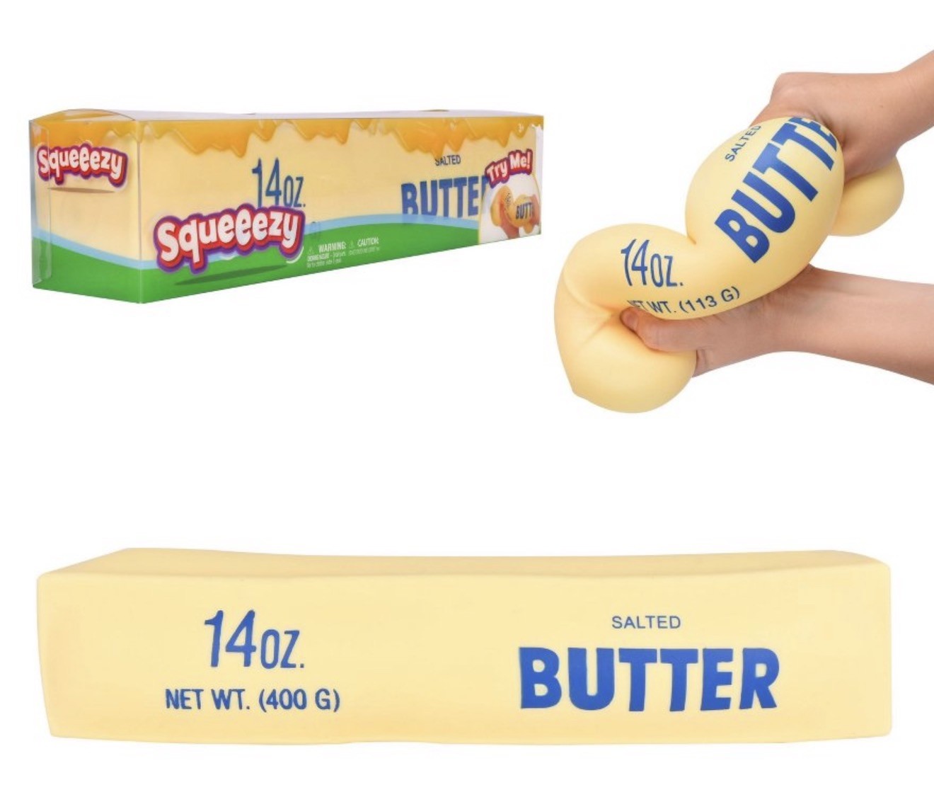Sunny Days Squeezy Butter Tiktok Sensory Stress Relief Squeeze Toy NEW AUTHENTIC