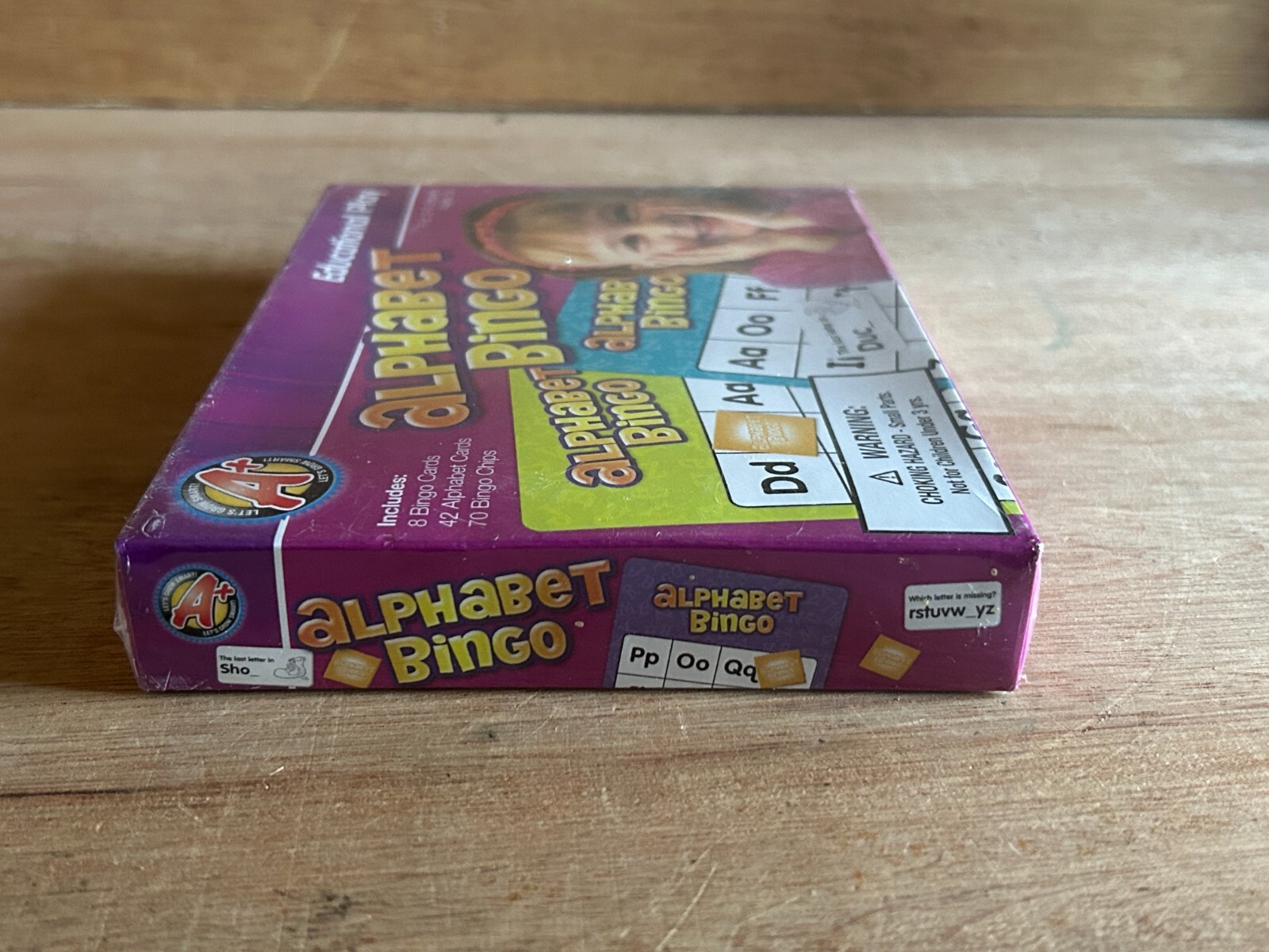 Time Bingo Alphabet Bingo Educational Play Games Factory Sealed lot Homeschool