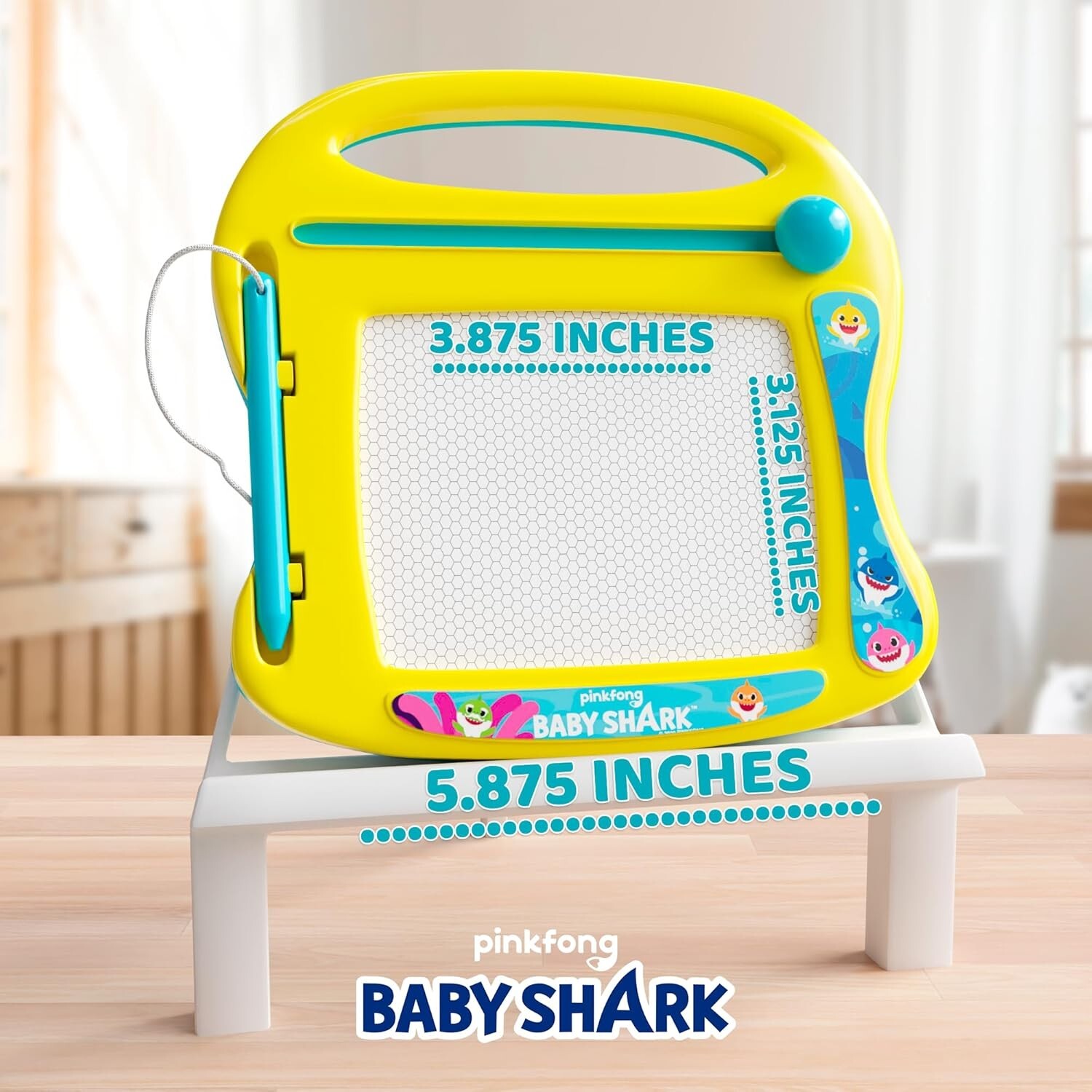 Lollipop Baby Shark Travel Magnetic Drawing Board for Boys or Girls
