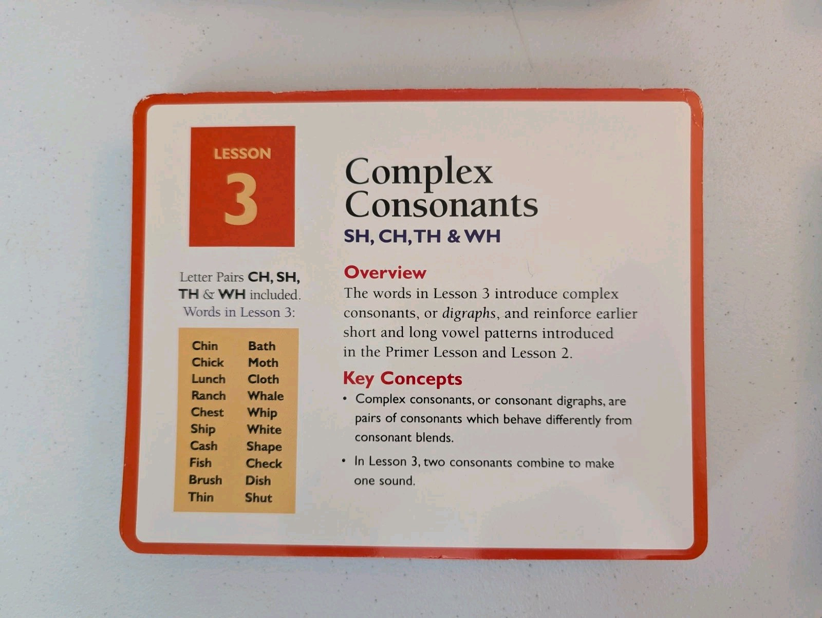 LeapFrog School House 120 Cards 1998 Phonics Desk Primary-Lesson 5